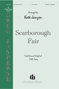 Scarborough Fair SSATB choral sheet music cover Thumbnail